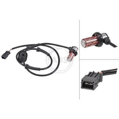 Sensor, rotações da roda