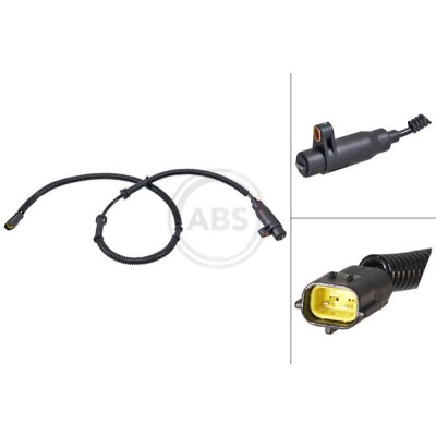 Sensor, rotações da roda
