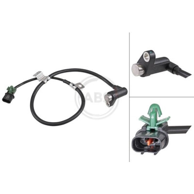 Sensor, rotações da roda