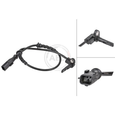 Sensor, rotações da roda