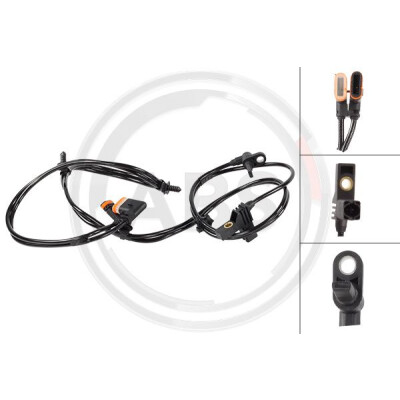 Sensor, rotações da roda