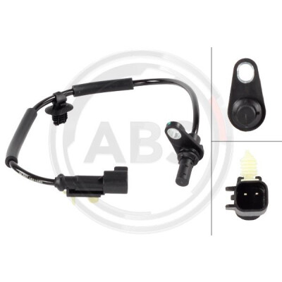 Sensor, rotações da roda