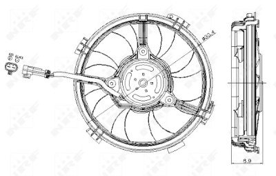 Ventilador, refrigeração do motor