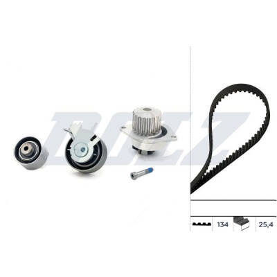 Bomba de água + kit de correia dentada
