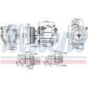 Compressor, ar condicionado