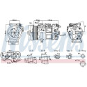 Compressor, ar condicionado