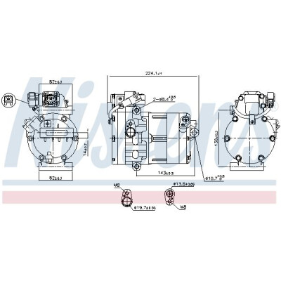 Compressor, ar condicionado