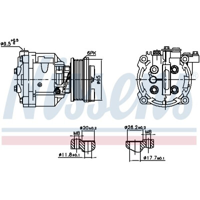 Compressor, ar condicionado