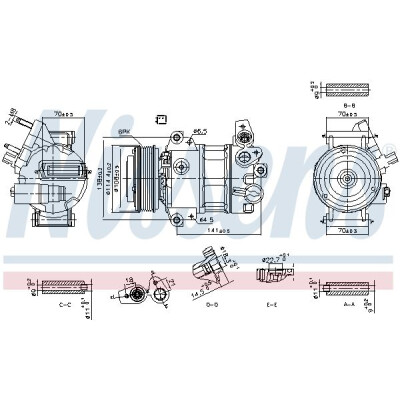 Compressor, ar condicionado