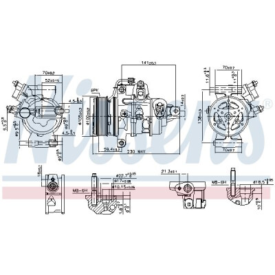 Compressor, ar condicionado