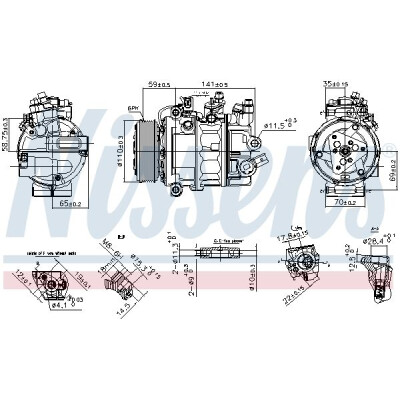 Compressor, ar condicionado