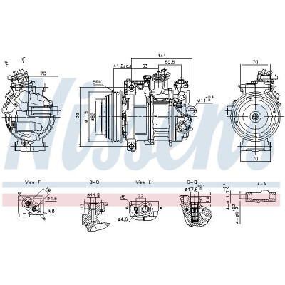 Compressor, ar condicionado