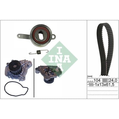 Bomba de água + kit de correia dentada