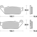 PASTILHAS DE FREIO BREMBO 07HO34SP