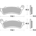 PASTILHAS DE FREIO BREMBO 07HO66SP