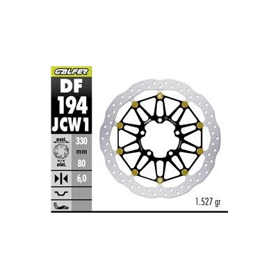 Disco de freio DF194JCW1G03 330x80,2x6