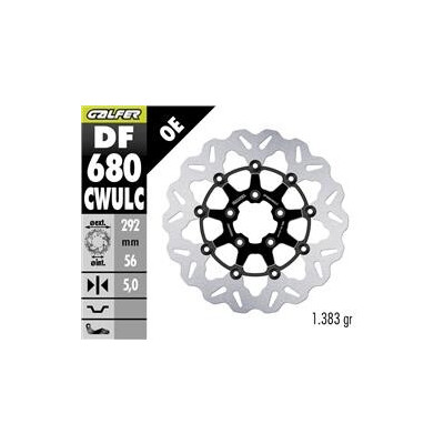 Disco de freio DF680CWULC 292x56,3x5