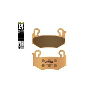 Pastilhas de freio sinterizadas para turismo FD579G1370