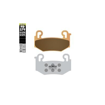 FD579G1375 PASTILHAS DE FREIO SINTERIZADAS ESPORTIVAS