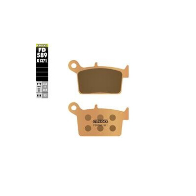 FD589G1371 Pastilhas sinterizadas para automóveis de passageiros