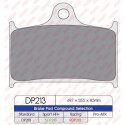Pastilhas de freio esportivas sinterizadas SDP213HH+