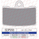 Pastilhas de freio esportivas sinterizadas SDP993HH+