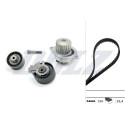 Bomba de água + kit de correia dentada KD049 DOLZ