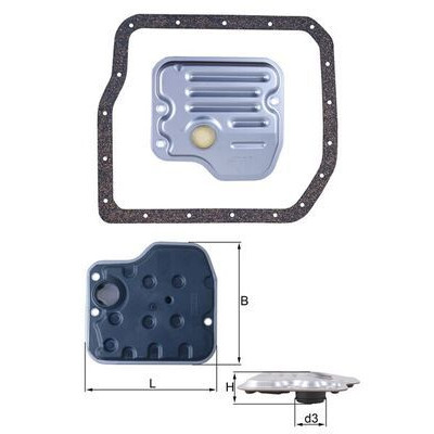 Filtro hidráulico, caixa de velocidades automática HX237D NAGARES