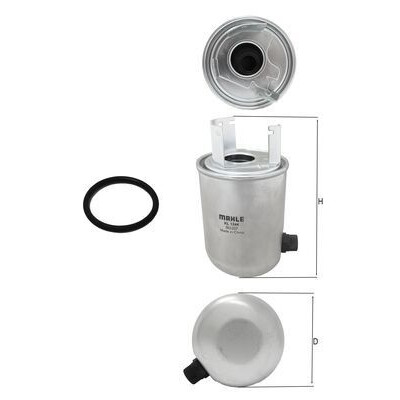 Filtro de combustível KL1244D NAGARES