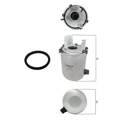 Filtro de combustível KL1245D NAGARES