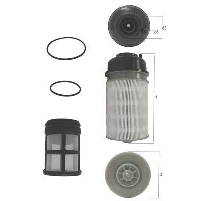 Filtro de combustível KX602KIT NAGARES