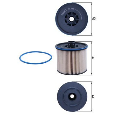 Filtro de combustível KX652D NAGARES