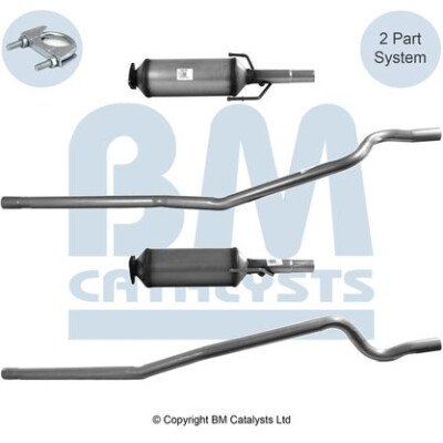 Filtro de fuligem/partículas, sistema de escape BM11019 BM CATALYSTS