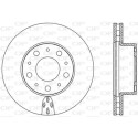 Disco de travão BDA243820 OPEN PARTS