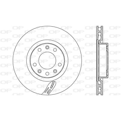 Disco de travão BDA272520 OPEN PARTS