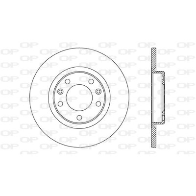 Disco de travão BDA274310 OPEN PARTS