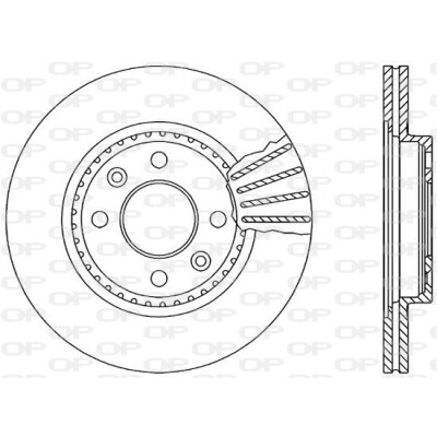 Disco de travão BDR146220 OPEN PARTS