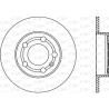 Disco de travão BDR166810 OPEN PARTS