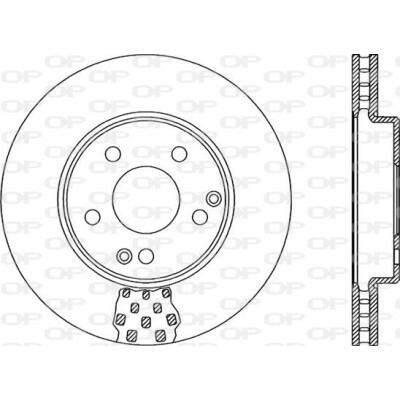 Disco de travão BDR191620 OPEN PARTS
