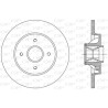 Disco de travão BDR238730 OPEN PARTS