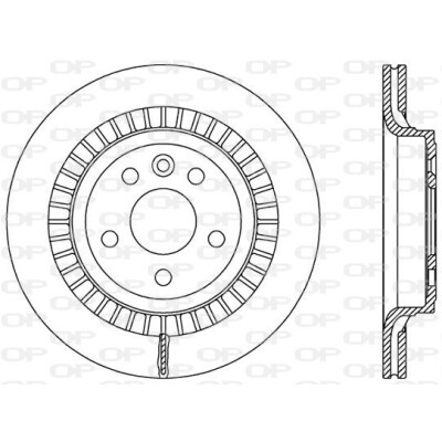Disco de travão BDR252020 OPEN PARTS