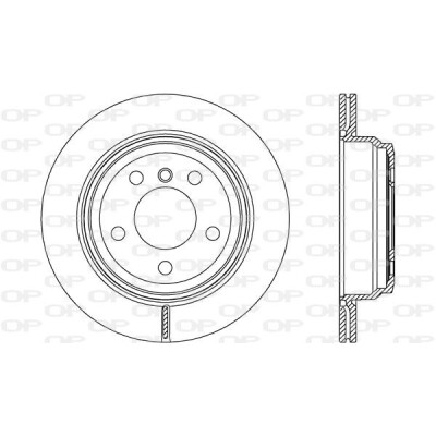 Disco de travão BDR262620 OPEN PARTS