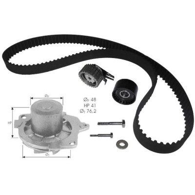 Bomba de água + kit de correia dentada ROKD032 RECOFICIAL