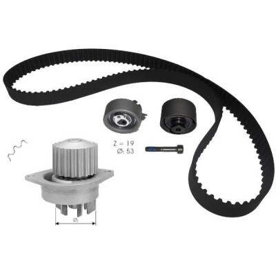 Bomba de água + kit de correia dentada ROKD042 RECOFICIAL