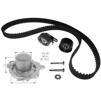 Bomba de água + kit de correia dentada ROKD045 RECOFICIAL