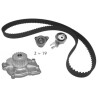 Bomba de água + kit de correia dentada ROKD164 RECOFICIAL