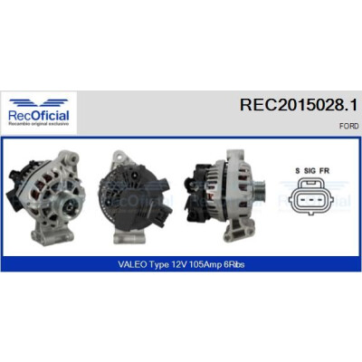 Alternador REC20150281 RECOFICIAL
