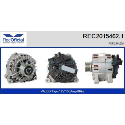 Alternador REC20154621 RECOFICIAL
