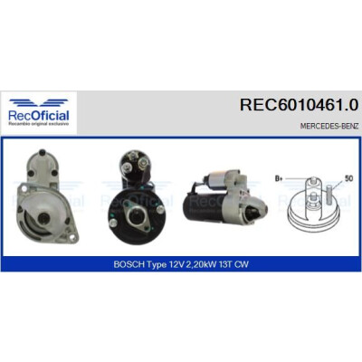 Motor de arranque REC60104610 RECOFICIAL