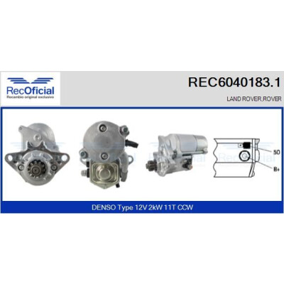 Motor de arranque REC60401831 RECOFICIAL